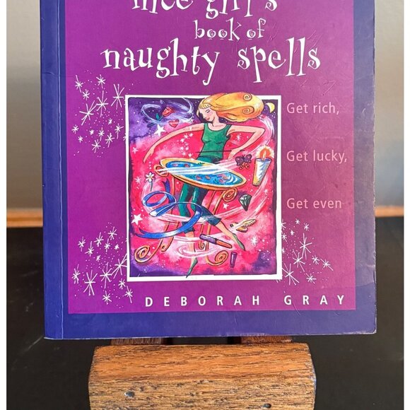 Nice Girls Book Of Naughty Spells By Deborah Gray Soft Small Magic Witch - Picture 2 of 13